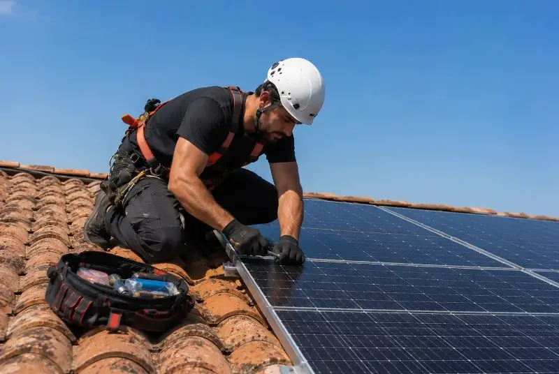 Maintenance et monitoring de panneaux solaires à Redon
