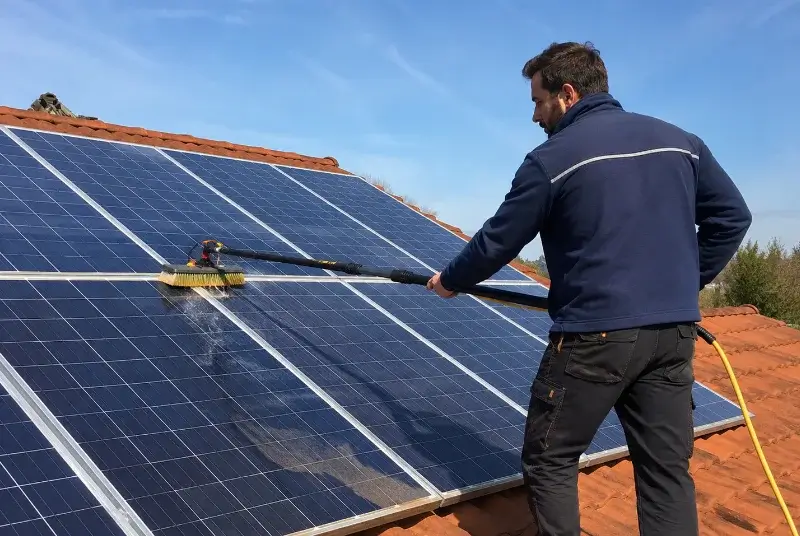 Nettoyage et entretien de panneaux solaires à Redon